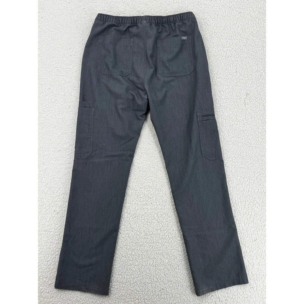 FIGS Cairo Cargo Scrub Pants Men SIze M Graphite Gray Technical Collection